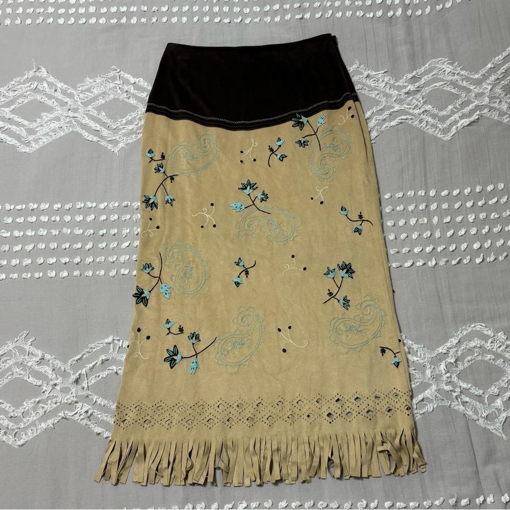 Telluride Clothing Company Fringe Skirt. Size Small